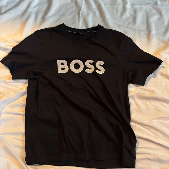 Hugo Boss Other - Hugo Boss Chocolate Brown Tee with Lime Accents